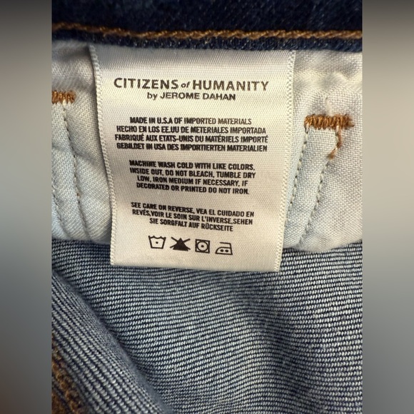 Citizens of Humanity Wilfred Nola Super High Rise Slim Dark wash Jeans Size 27 - Picture 5 of 11